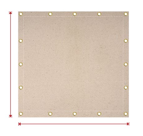 #4 Custom Duck Cotton Canvas Tarp