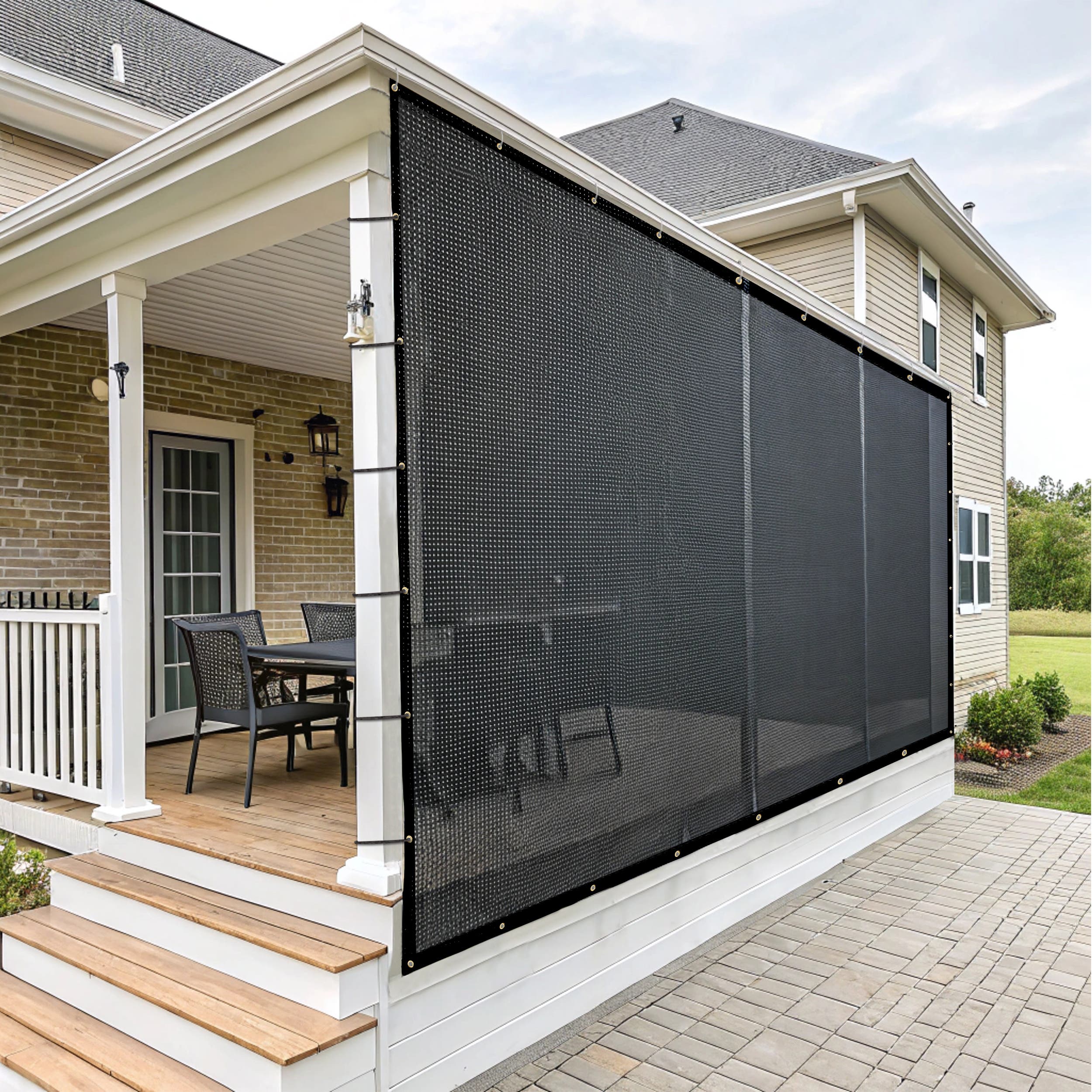 Black Mesh Tarp