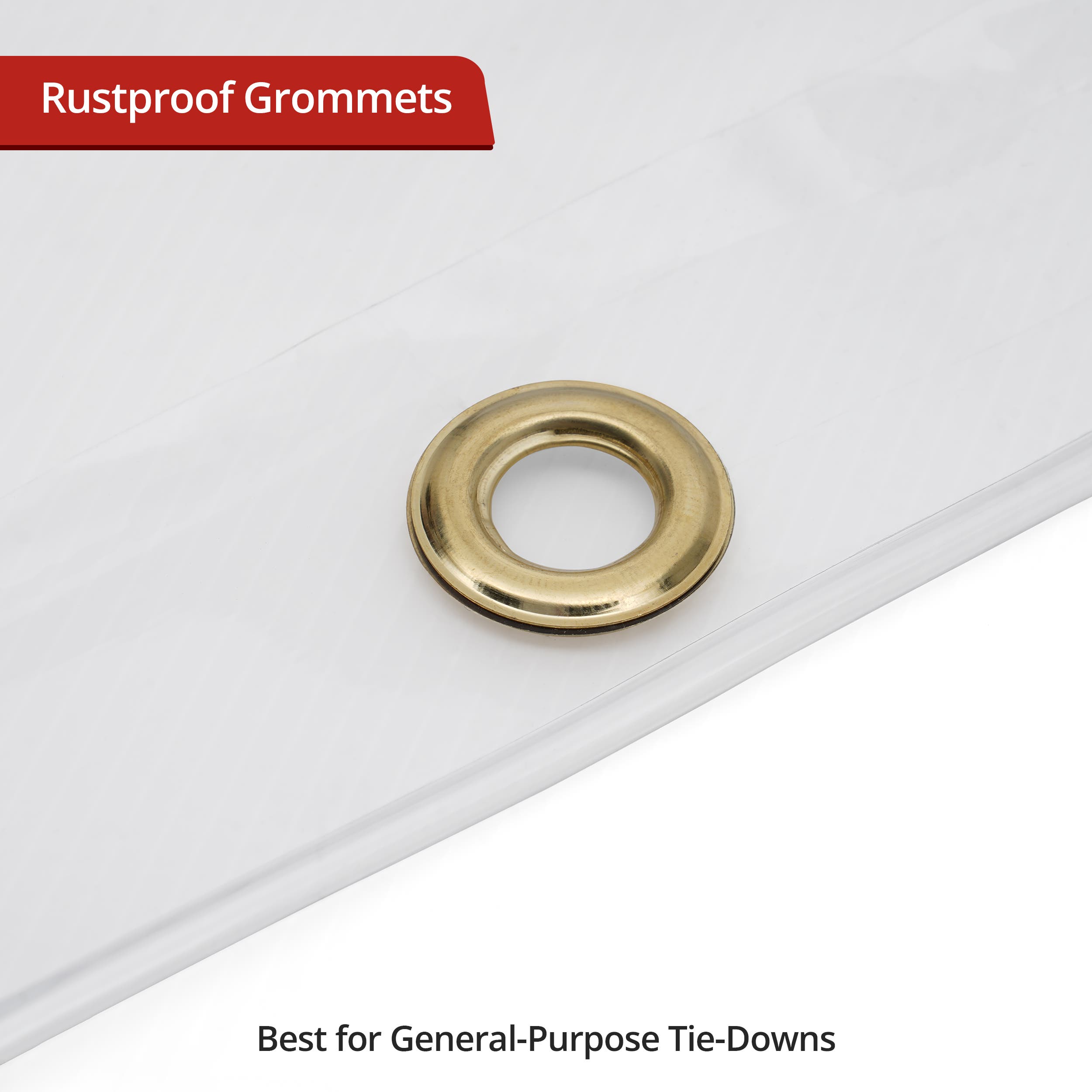 Curtain With Clear Vinyl Panel