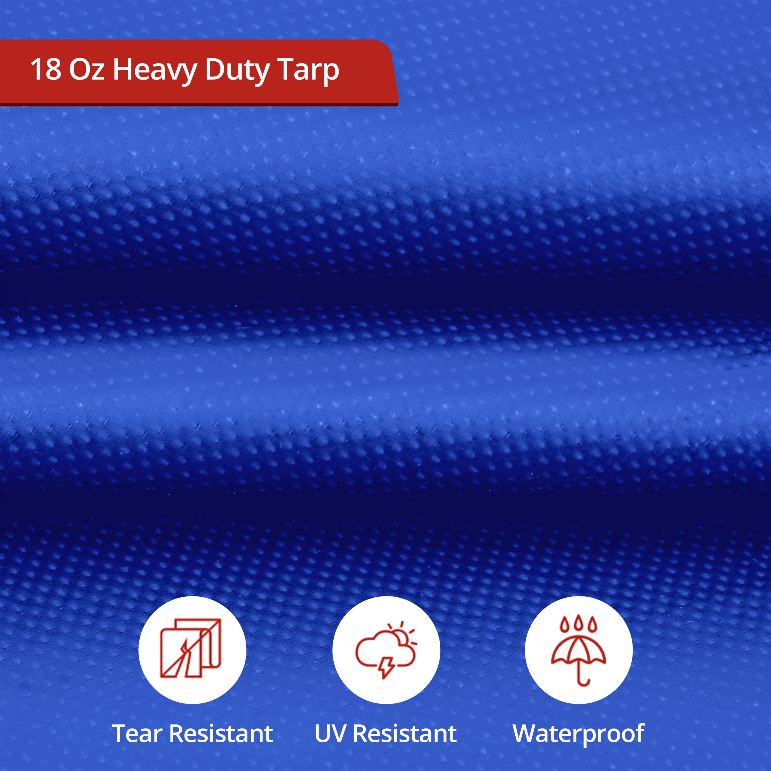 Custom Heavy Duty Vinyl Tarp -Round