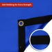 Custom Heavy Duty Vinyl Tarp - Blue
