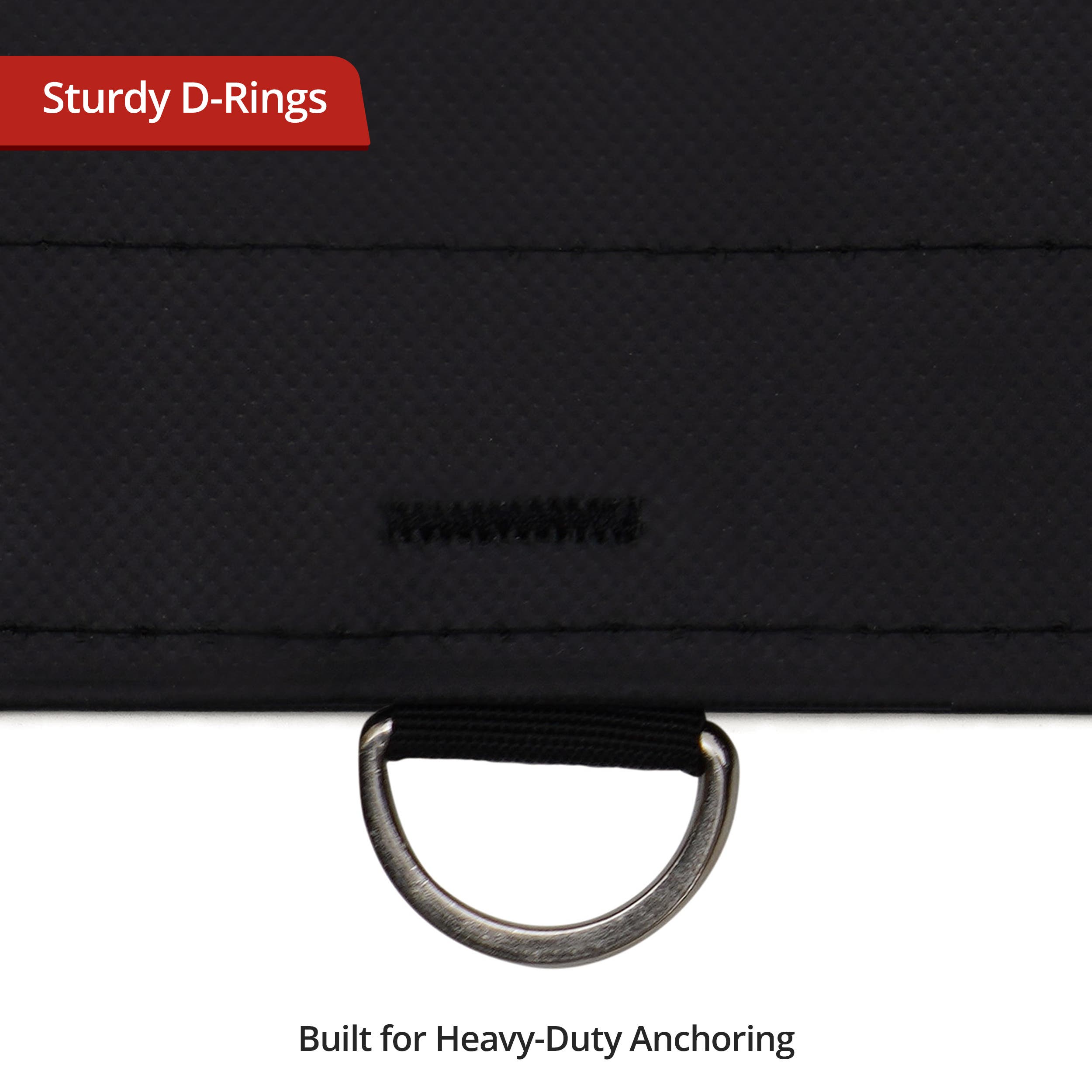 Custom Heavy Duty Vinyl Tarp - Black