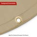 Custom Medium Duty Vinyl Tarp - Round