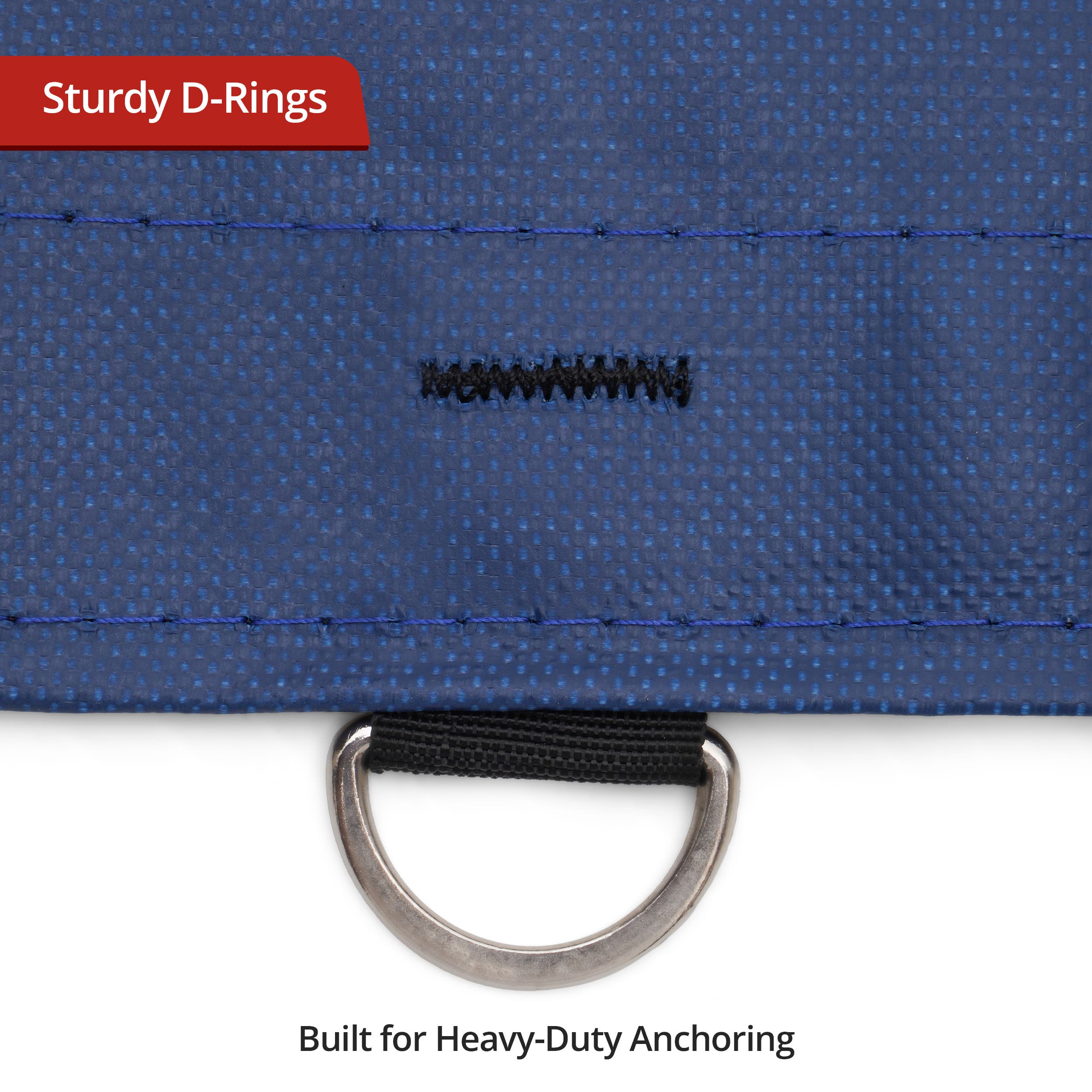 Custom Medium Duty Vinyl Tarp - Blue