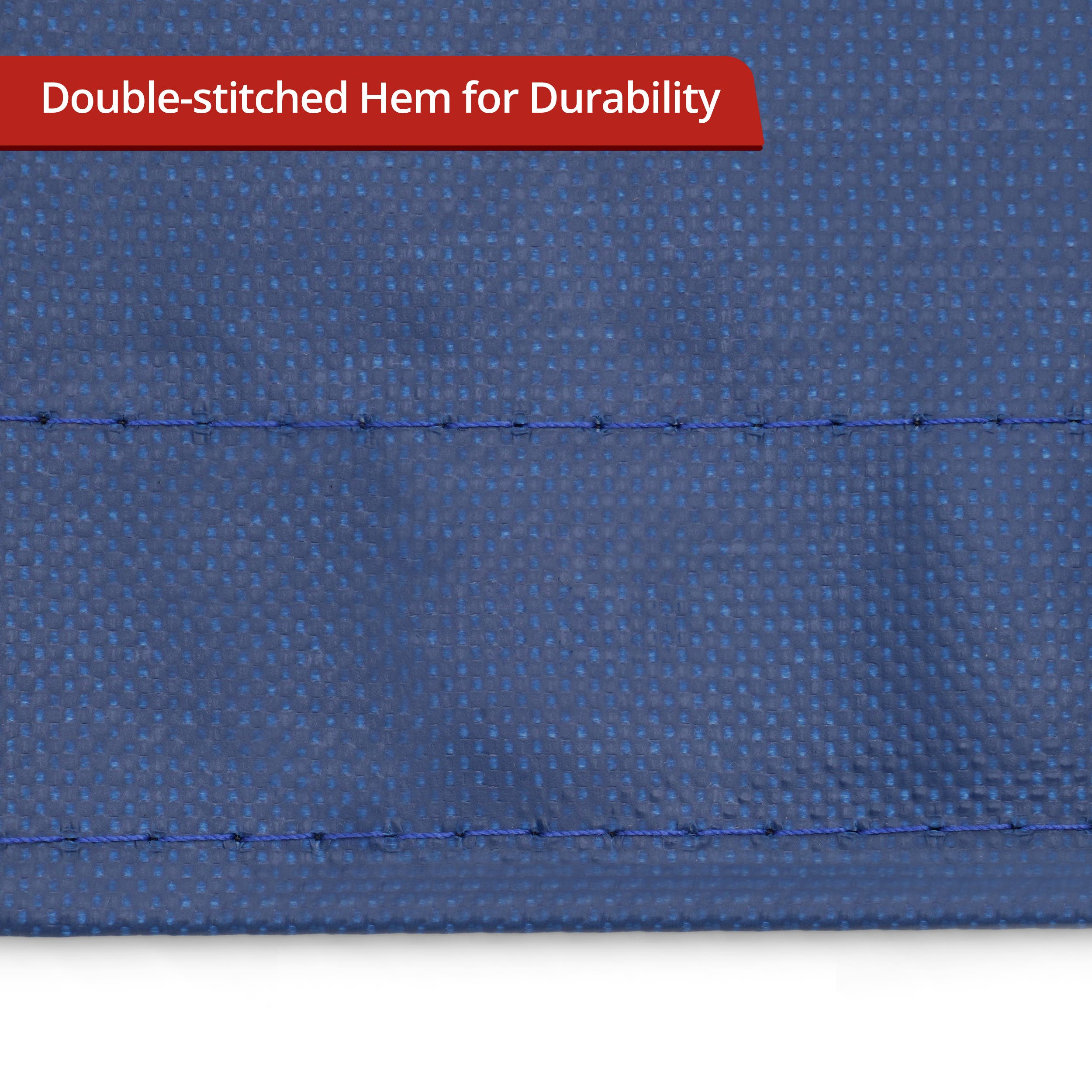 Custom Medium Duty Vinyl Tarp - Blue