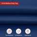 Custom Medium Duty Vinyl Tarp - Blue