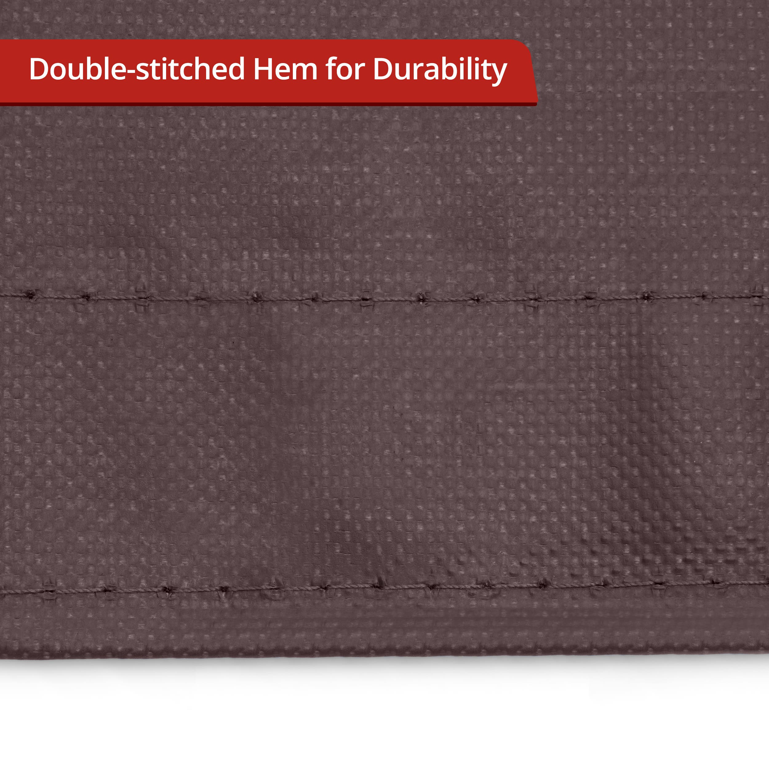 Custom Medium Duty Vinyl Tarp - Brown
