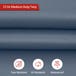 Custom Medium Duty Vinyl Tarp - Gray