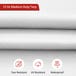 Custom Medium Duty Vinyl Tarp - White