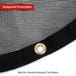 Custom Round Mesh Tarp - 50% Shade