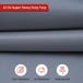 Custom Super Heavy Duty Vinyl Tarp - Gray