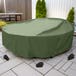 Custom Water Resistant Canvas Tarp - Round