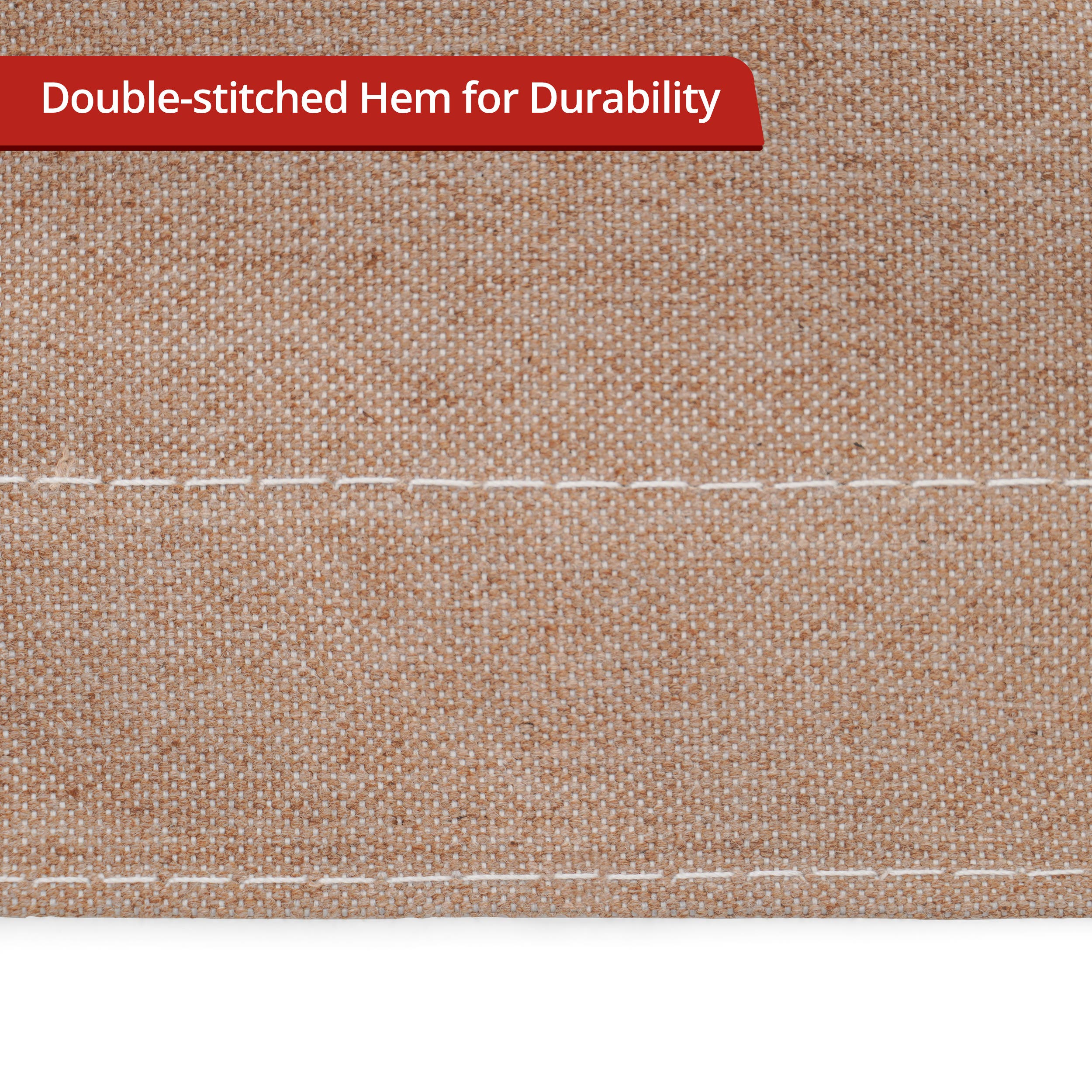 Water Resistant Canvas Tarp - Mustard Tan