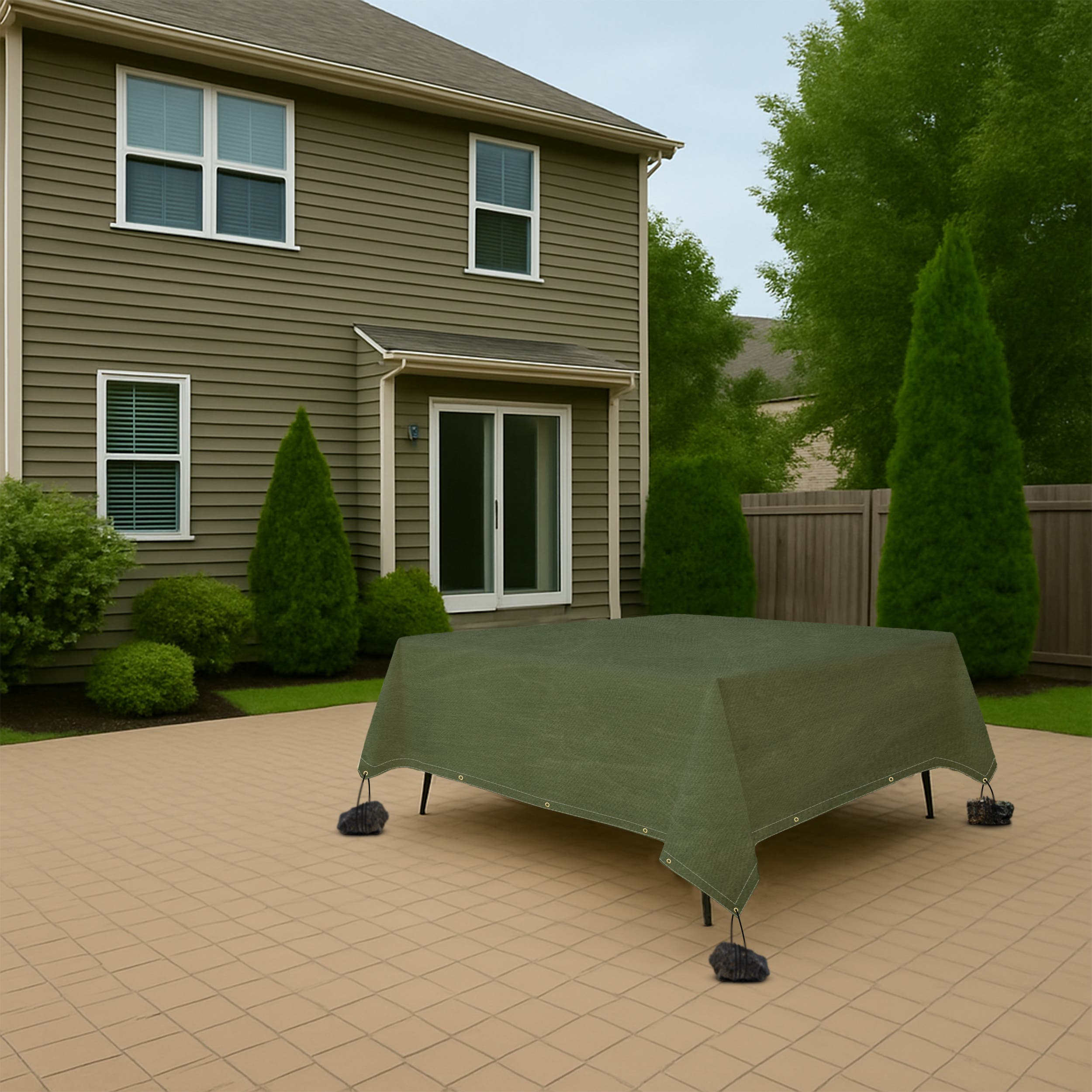 Custom Water Resistant Canvas Tarp