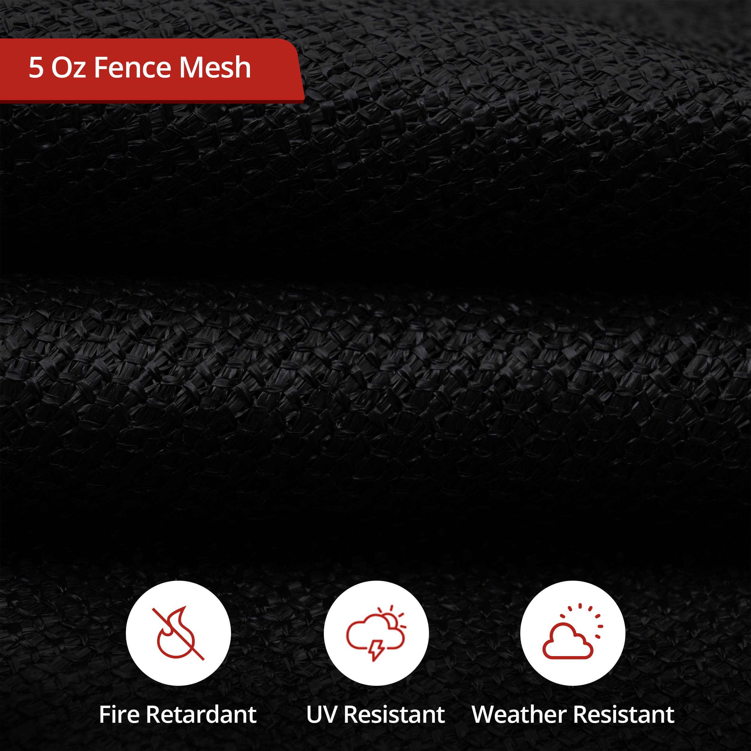 Black Privacy Fence Screen