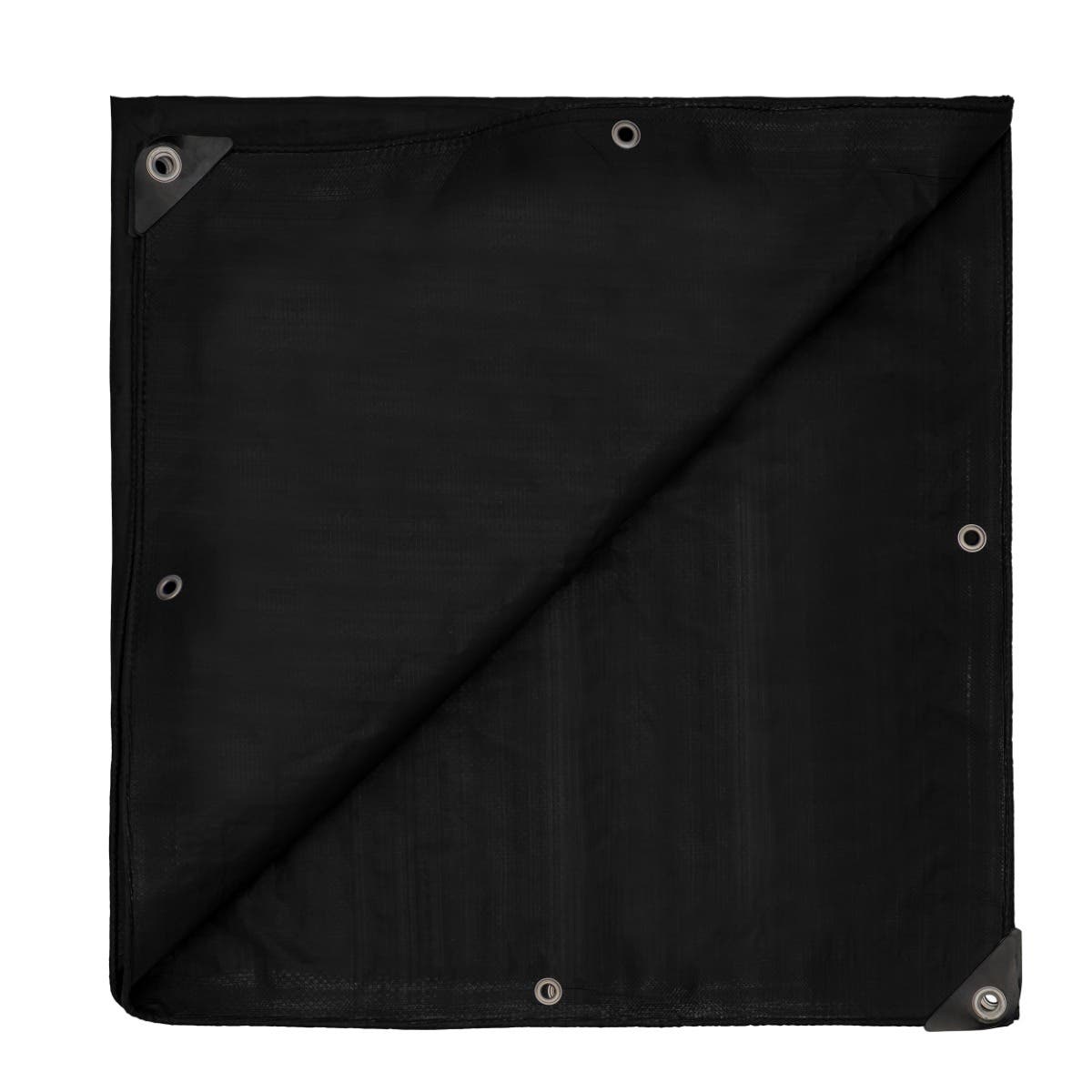 Custom Light Duty Poly Tarp - Black