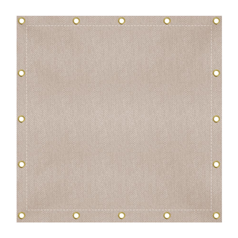 Water Resistant Canvas Tarp - Mustard Tan