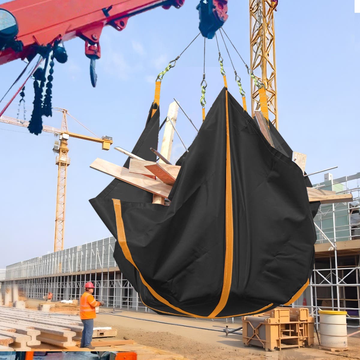 Debris Lifting Tarp