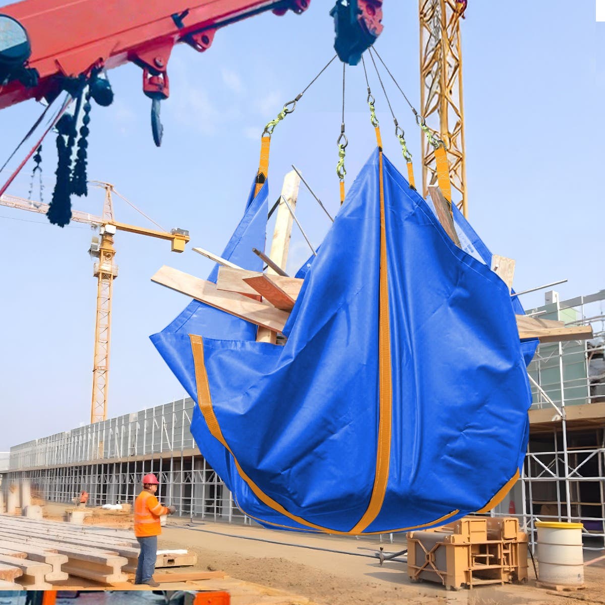 Debris Lifting Tarp