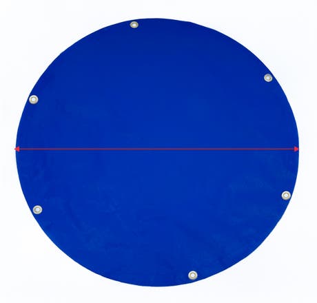 Custom Medium Duty Poly Tarp- Round