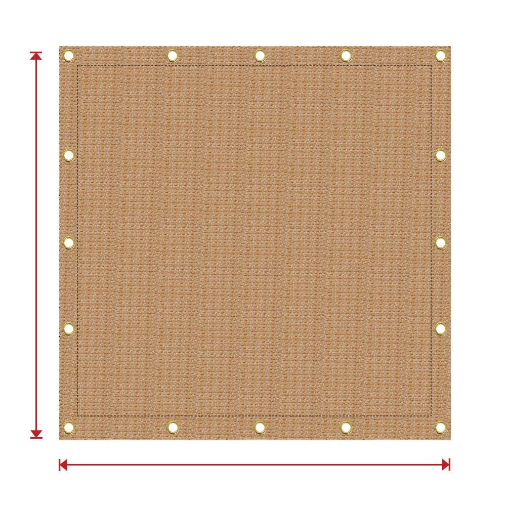 Knitted Mesh Tarp - 85% Shade