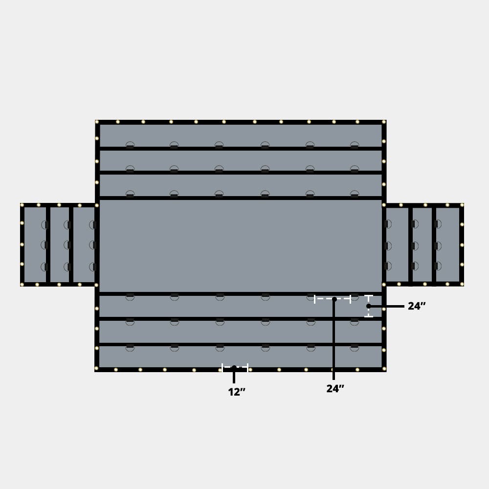 Lumber Tarp - Double Flap