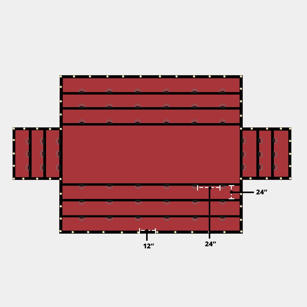 Lumber Tarp - Double Flap