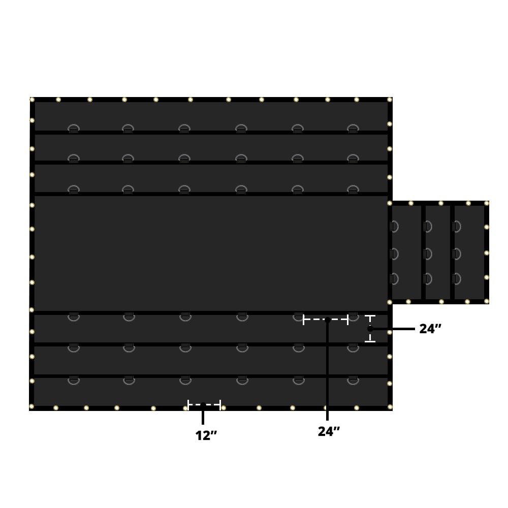 Buy Heavy Duty Single Flap Lumber Tarp | Tarps&All AU