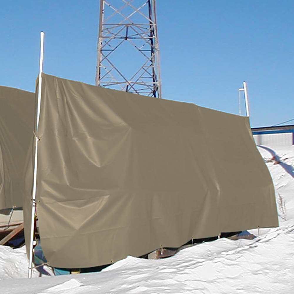 Custom Light Duty Vinyl Tarps- Beige