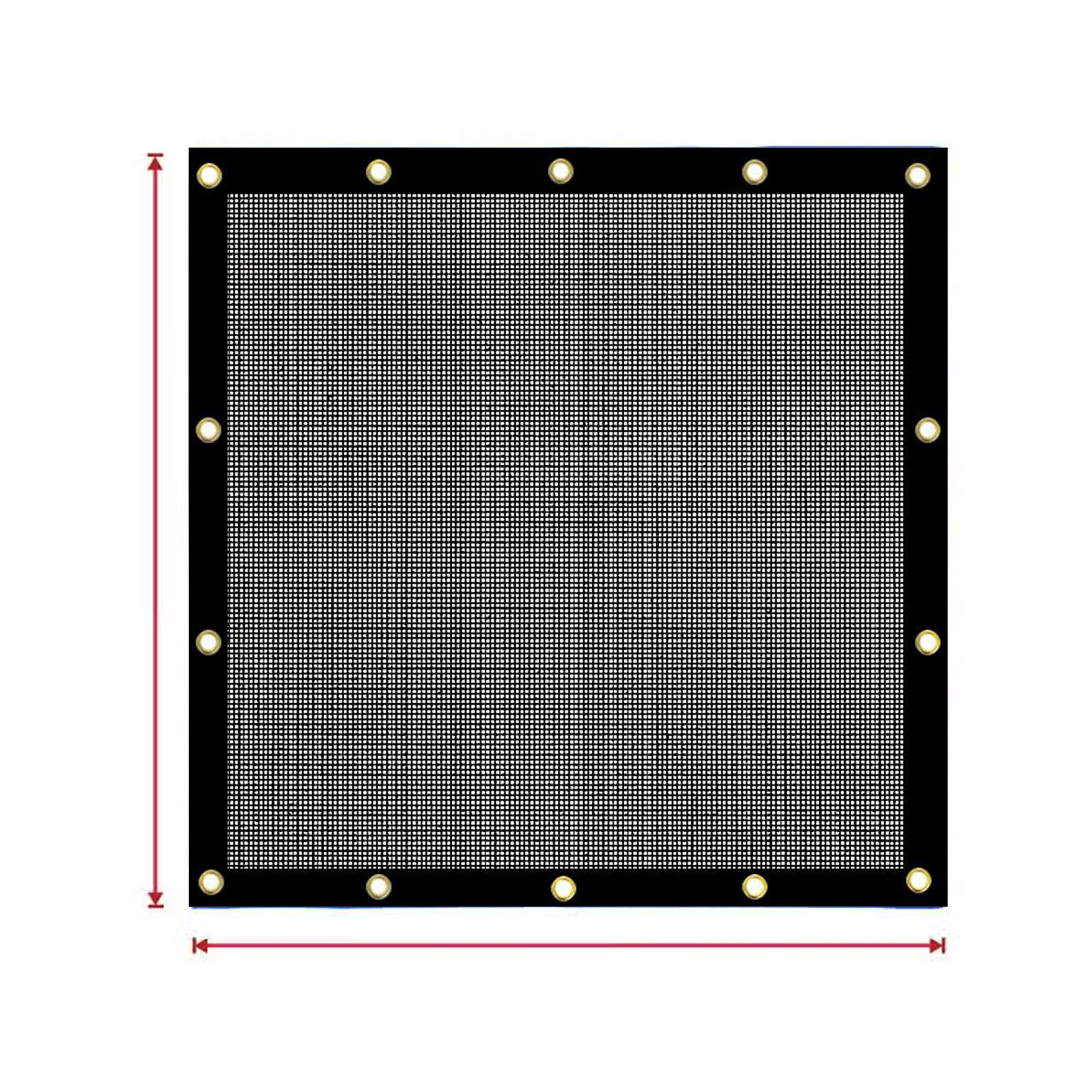 Black Mesh Tarp