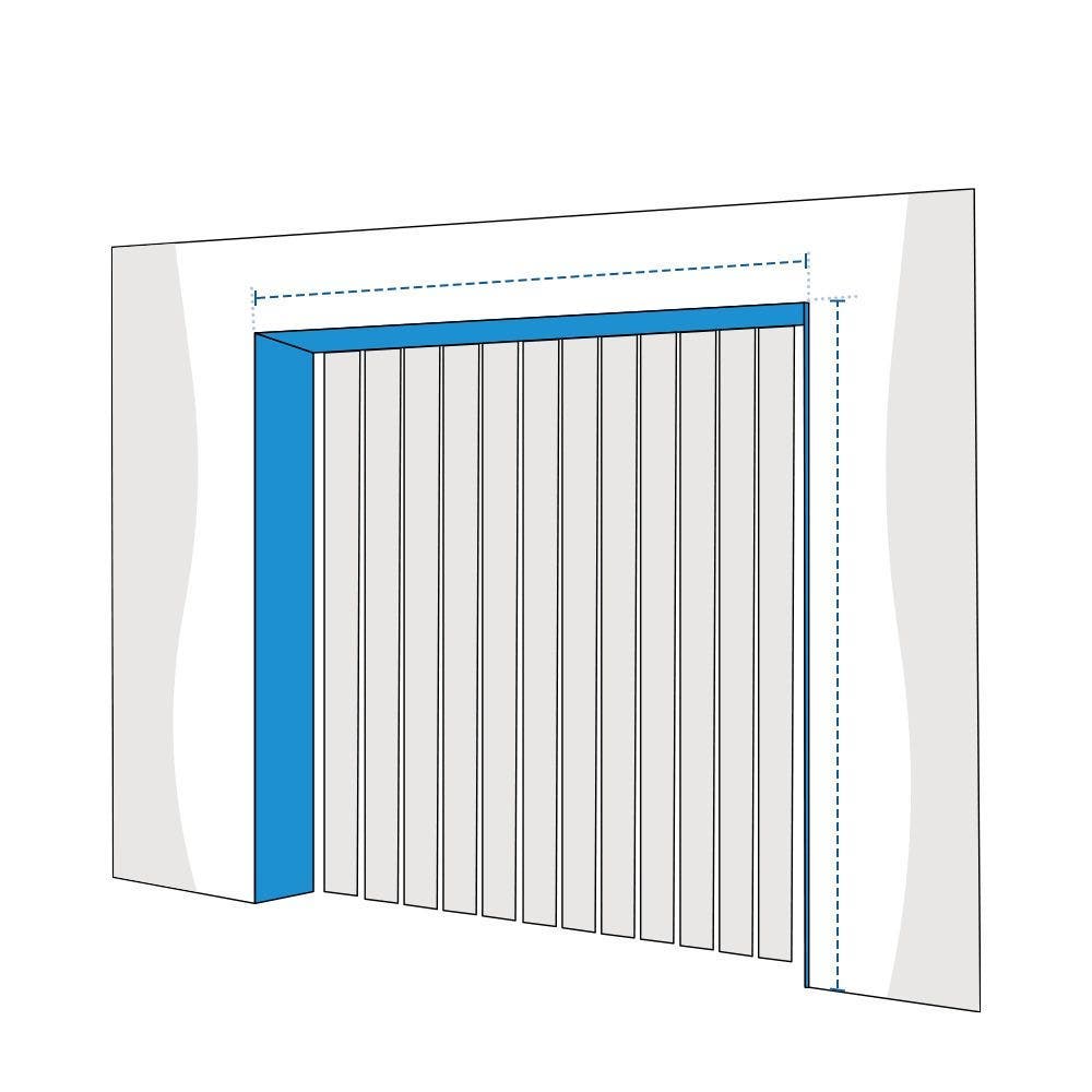 Vinyl Strip Door Curtain Kit